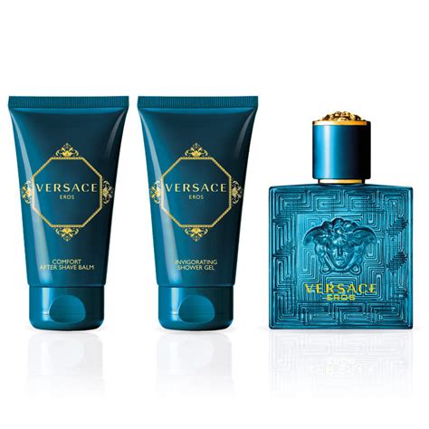 versace eros blue 50ml|Versace Eros gift set.